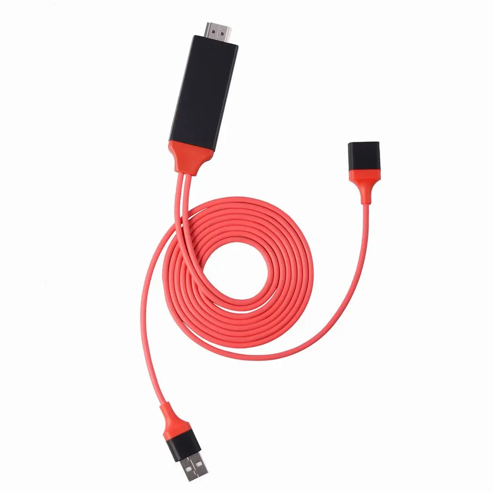 USB к HDMI мобильный телевизору HD кабель преобразования аудио видео конвертер