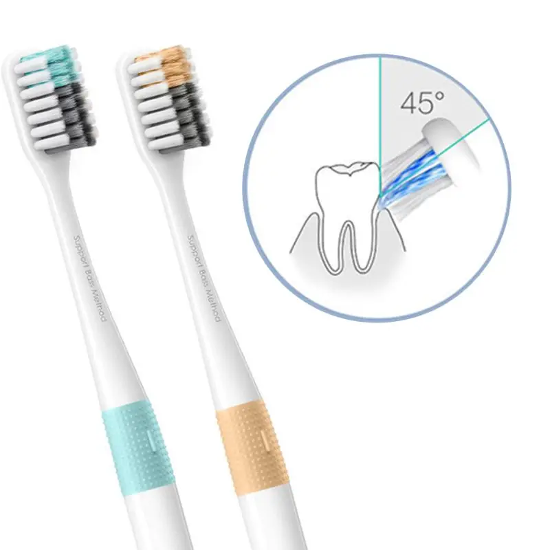 Escova de Dente Cuidados com Uma Fio de Cerdas de Escovas de Dentes Família Limpeza Profunda Macia Sanduíche-frisado Higiene Oral Viagem Caixa Gxmc 4pcs 8 de Dentes Higiene Oral Cuidados Com Uma Viagem caixa GXMC