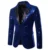 blazer suit Black Sequin One Button Shawl Collar Suit Jacket Men Bling Glitter Nightclub Prom DJ Blazer Jacket Men Stage Clothes for Singers black blazer for men Suits & Blazer