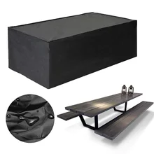 Открытый сад мебель чехол водонепроницаемый ткань Оксфорд диван защитный набор патио ветер Дождь Снег барбекю Пылезащитный УФ черный