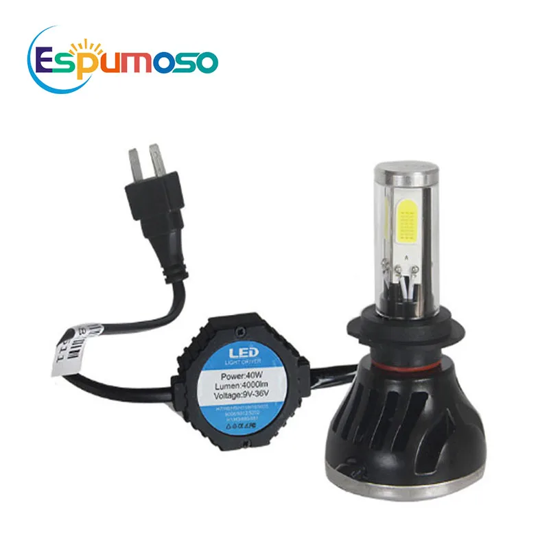 G5 H1 LED Light H4 H7 LED Headlights Car H3 H11 H27 HB3 HB4 9005 Automobile Headlamp COB 4 Sides Bulbs 80W 8000LM 2PCS