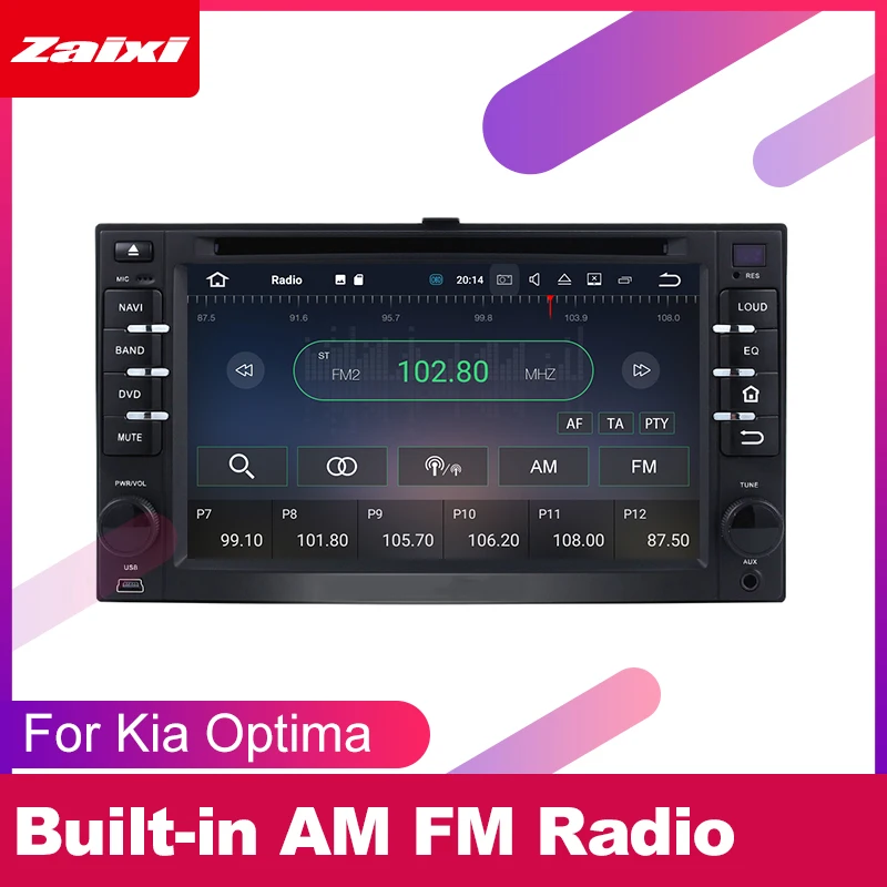 Автомобильный мультимедийный dvd плеер ZaiXi на android с gps для Kia Optima 2005 ~ 2010