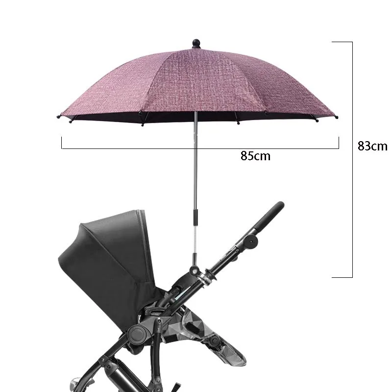 baby stroller accessories bassinet Universal Baby Stroller Folding Umbrella UV Protection Rainproof Infant Stroller Cover Umbrella 360 Degrees Adjustable Sunshade baby stroller cover for winter Baby Strollers