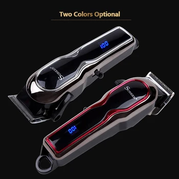 

SURKER SK-6001 Electric Hair Clipper Rechargeable LCD Digital Hair Trimmer Cutting Machine Beard Style For Adult Children Razor