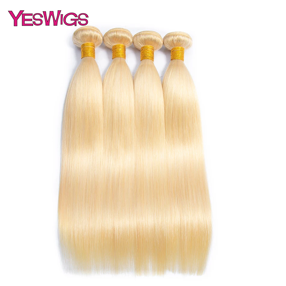 Yeswigs Malaysian Straight Hair Bundles Remy Human Hair Weave 134 Bundles Deal 613 Color Hair Extensions Free Shipping (2)