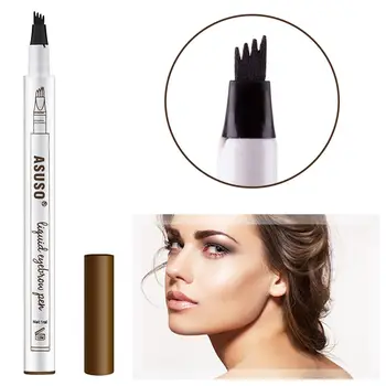 

3 Colors Eyebrow Tattoo Pen Waterproof Eye Makeup Eyebrow Enhancer Pen Deep Color Pencil Eyebrow Cosmetics