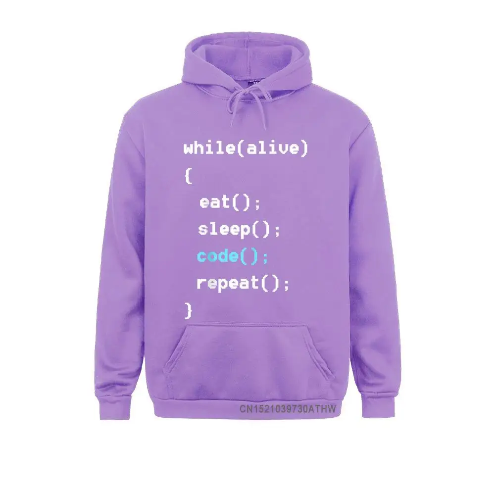 Family While Alive Eat Sleep Code Repeat T-Shirt - Programming Tee__4858 Customized Sweatshirts  Men Hoodies Long Sleeve Clothes Summer Autumn While Alive Eat Sleep Code Repeat T-Shirt - Programming Tee__4858purple