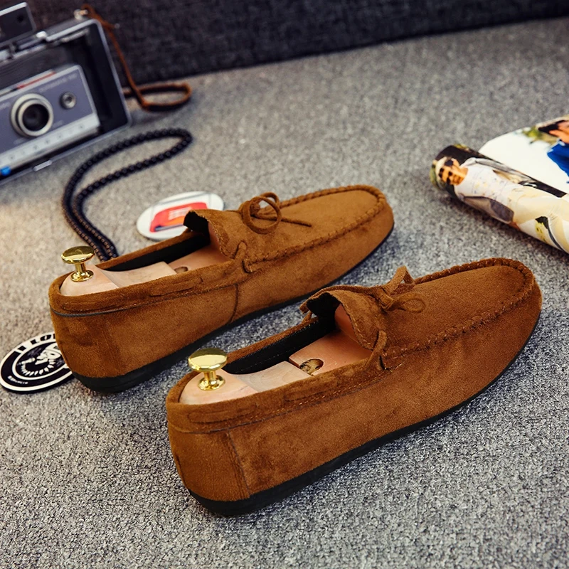

Man Leather Loafers 2020 New Spring Men's Peas Shoes Non-Slip Casual Shoes Breathable Driving Men's Shoes %