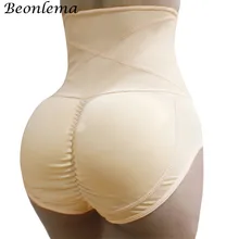 Beonlema женские трусики поддельные с накладками на ягодицах усиливающий прижимной усилитель Высокая талия пояс для похудения Корректирующее белье для тела