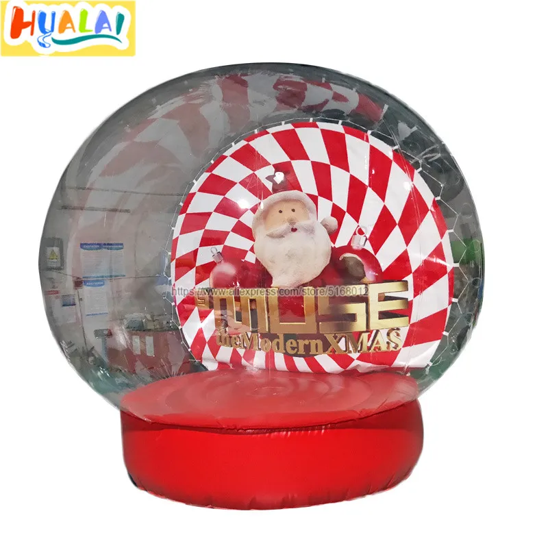 Hualai christmas giant inflatable snow globe Photot Booth bouncy castle airblown clear showroom tent decoration | Игрушки и хобби