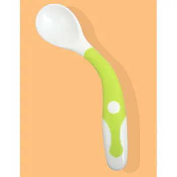 

Newborn Baby Feeding Spoon Plastic Training Rice Spoon Infant Cereal Food Supplement Feeder Tableware Tools