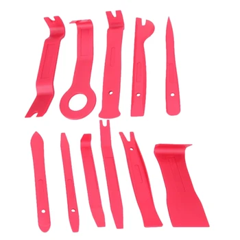 

11Pcs Auto Car Radio Panel Interior Door Clip Panel Pry Tool Trim Dashboard Removal Opening Tool Set DIY Car Pry Repair Tool Kit