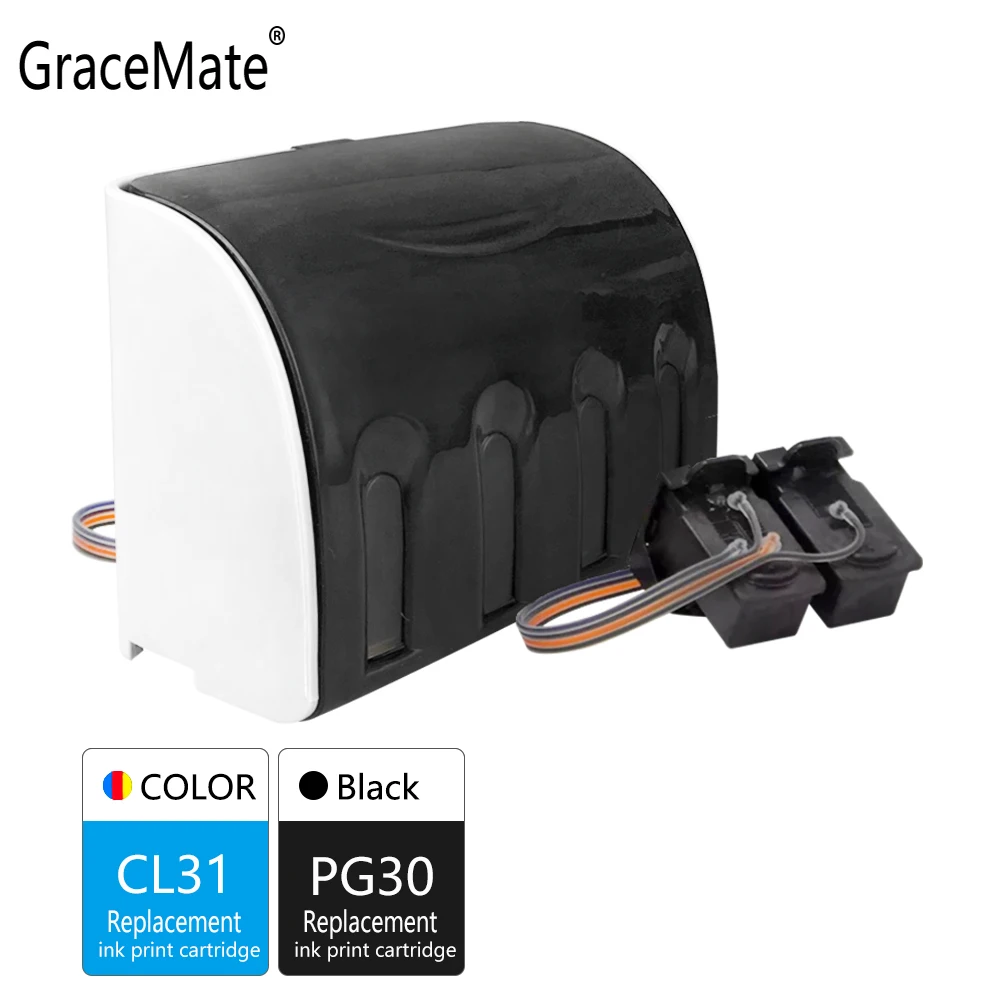 Сменные чернила GraceMate PG30 CL31 XL CISS для принтера Canon PIXMA IP1800 IP2600 MP140 MP210 MP470 MX300 |