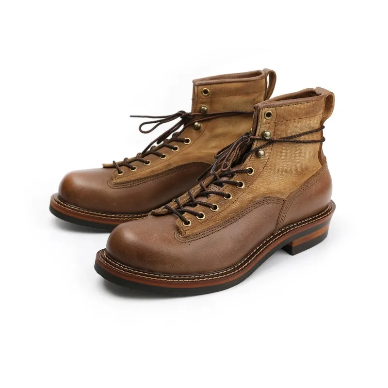 

Ручная работа; Новинка в британском винтажном мужская повседневная обувь; сапоги из натуральной коровьей кожи; Теплые зимние плюшевые тапочки; Теплые ботильоны рабочие мотоботы