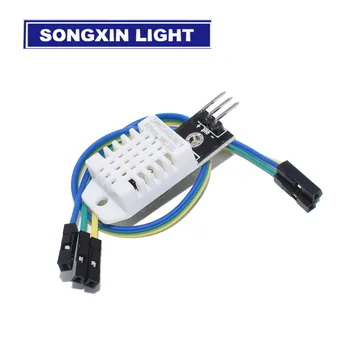 

50PCS DHT22 Digital Temperature Sensor and Humidity Sensor AM2302 Module+PCB with dupont Cable For Arduino Thermal Sensors DHT22
