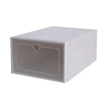 

Flip type drawer shoe box thickened plastic shoe box dormitory home superimpose shoes storage dust-proof box