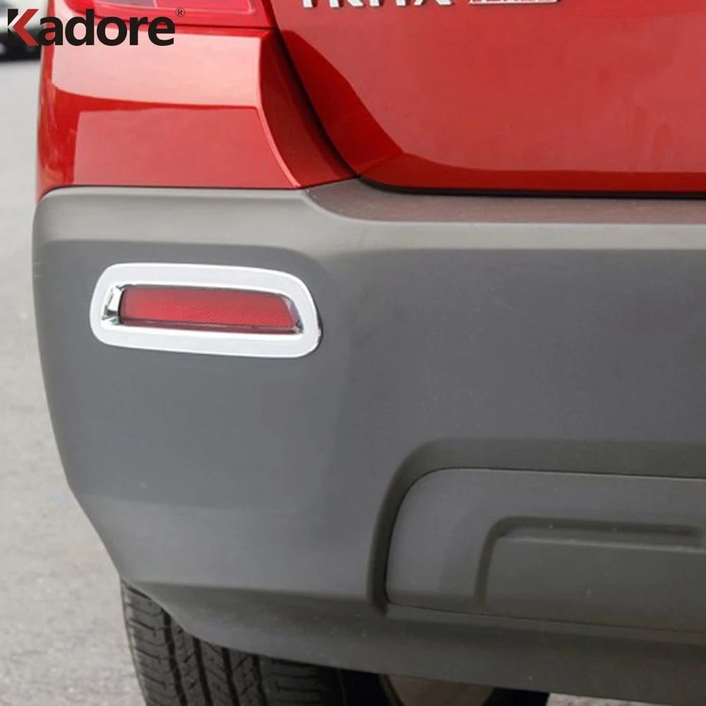 For Chevrolet Chevy Trax Tracker 2014 2015 2016 2017 2018 Chrome Rear Fog Light Lamp Cover Trim Tail Foglight Trims Car Styling |