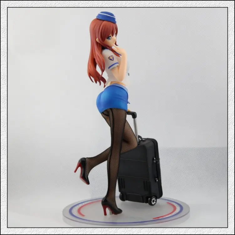 Yaya Anime bahamut ca Blue Flight Crew член/Стюардесса Yoko Red Garage Kit