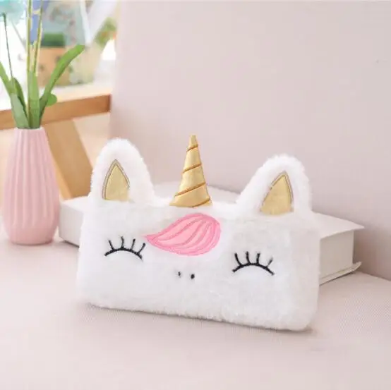 New plush colorful unicorn coin purse coin pocket Children Women Girl Kids Pouch Gift Mini Plush Change Money Wallets