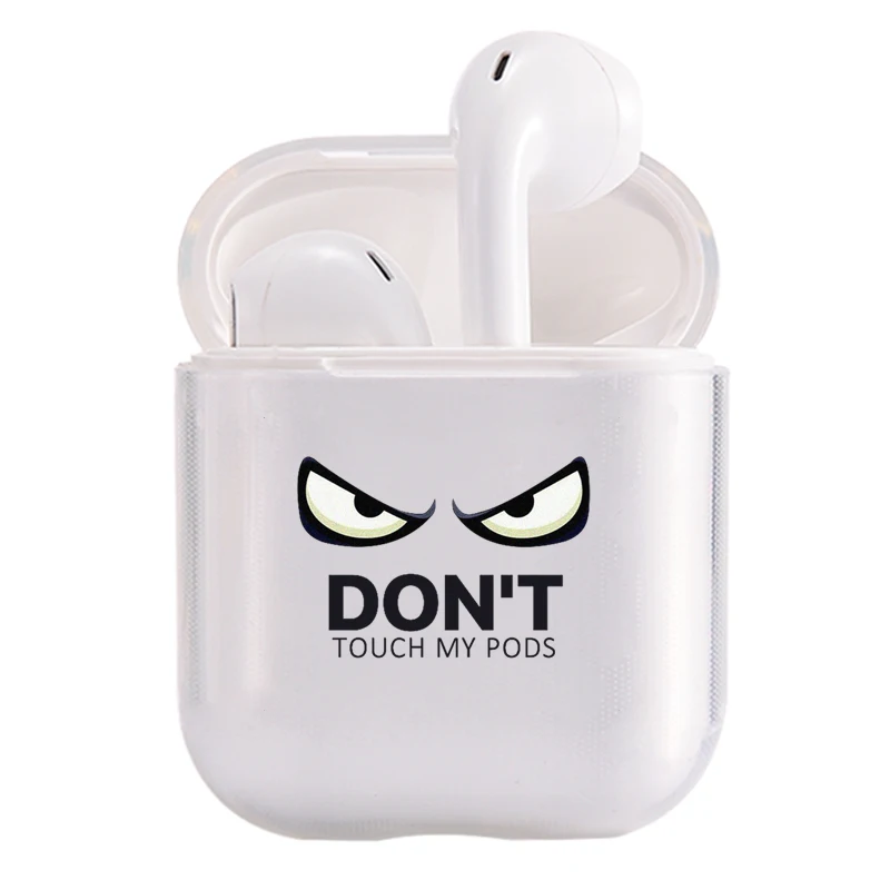 I300009 Хрустальный милый чехол для наушников для Apple AirPods, чехол из жесткого поликарбоната, прозрачный защитный чехол, аксессуары для AirPods, зарядная коробка - Цвет: I300009