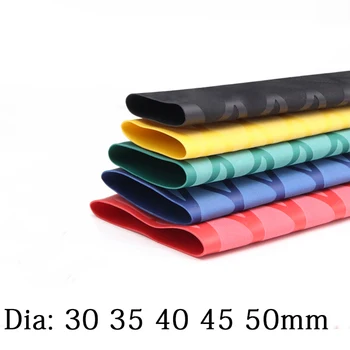 

1M Dia 30 35 40 45 50mm Non Slip Heat Shrink Tube Anti-slip Fishing Rod Wrap Insulated Protect Waterproof Cover
