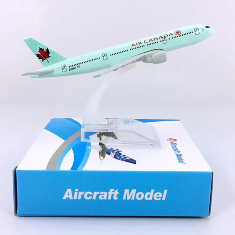 16 см scale1/400 BoeingB777-200 модель Air Канада самолет с базовым сплавом самолет коллекционный дисплей игрушка Коллекция моделей