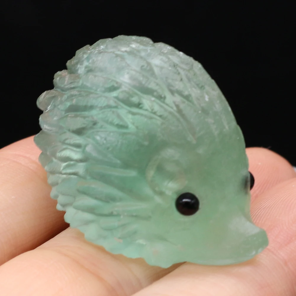 

Hot Selling Natural Fashion Stone Ornaments Hedgehog Shape DIY for Making Jewelry Accessories 37-40mm