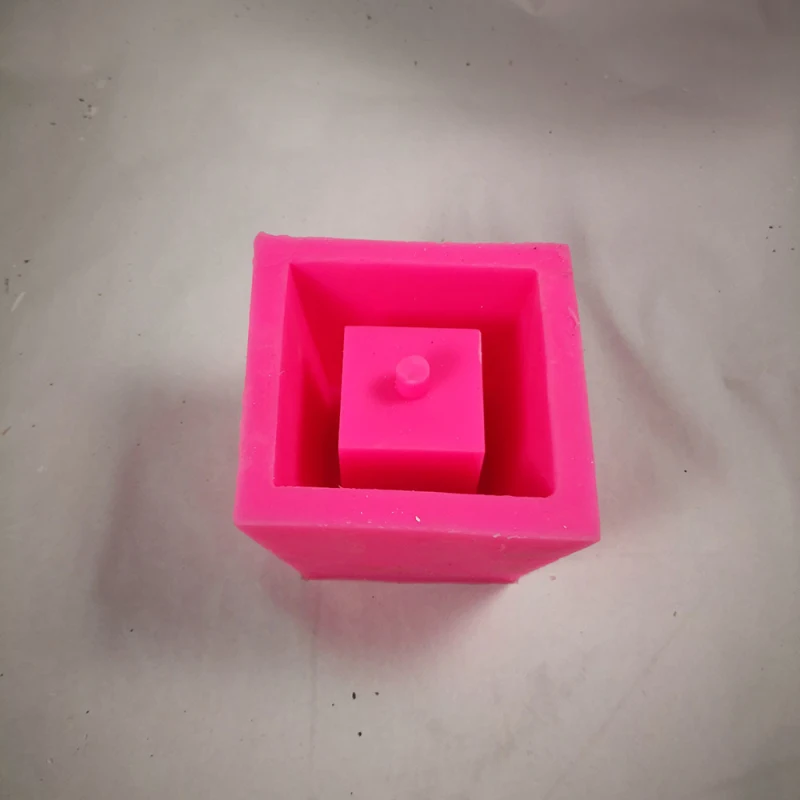 

Creative Square Concrete Plaster Flower Plant Silicone Mold Geometric Shape Cement Pot Mould DIY Succulent Pot Silicone Molds