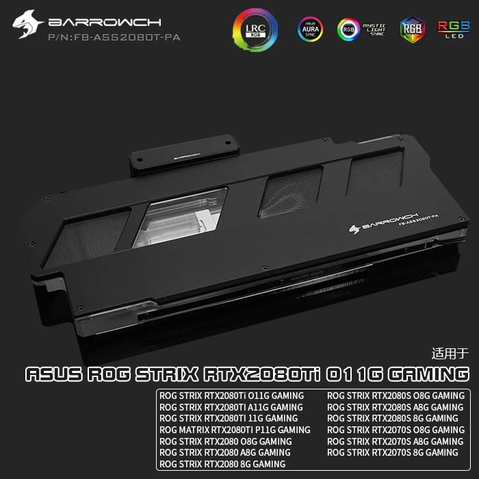 ^Cheap Barrow GPU water block for ASUS ROG STRIX RTX 2080TI O11G,A11G GAMING/ 2080 O8G GAMING/2080 8G GAMING,GPU Cooler FB-ASS2080T-PA