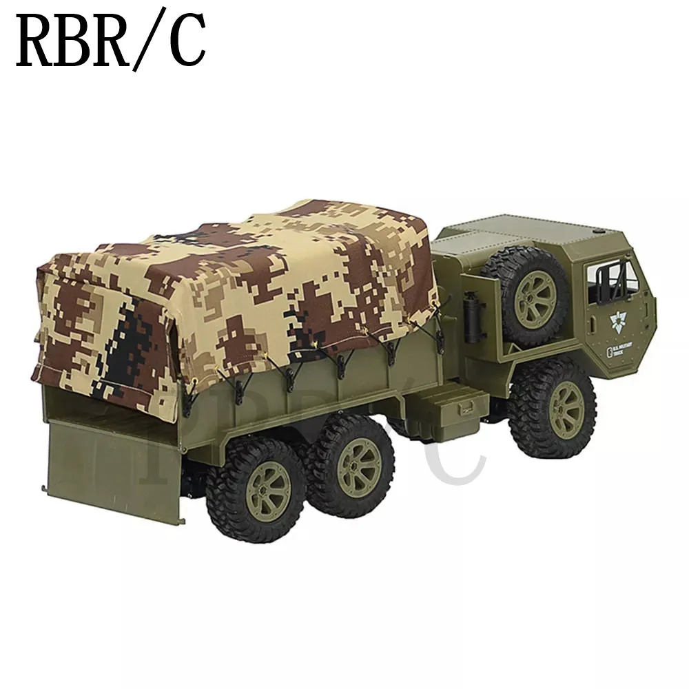 RBR/C Fayee FY004A с холстом 1/16 2,4 г 6WD Rc автомобиль пропорциональный контроль США армейский военный грузовик RTR модель