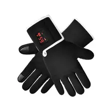 Зимние перчатки с подогревом, перчатки для катания на лыжах, холодные теплые перчатки, Умные перчатки с электрическим подогревом и сенсорным экраном, перчатки для верховой езды