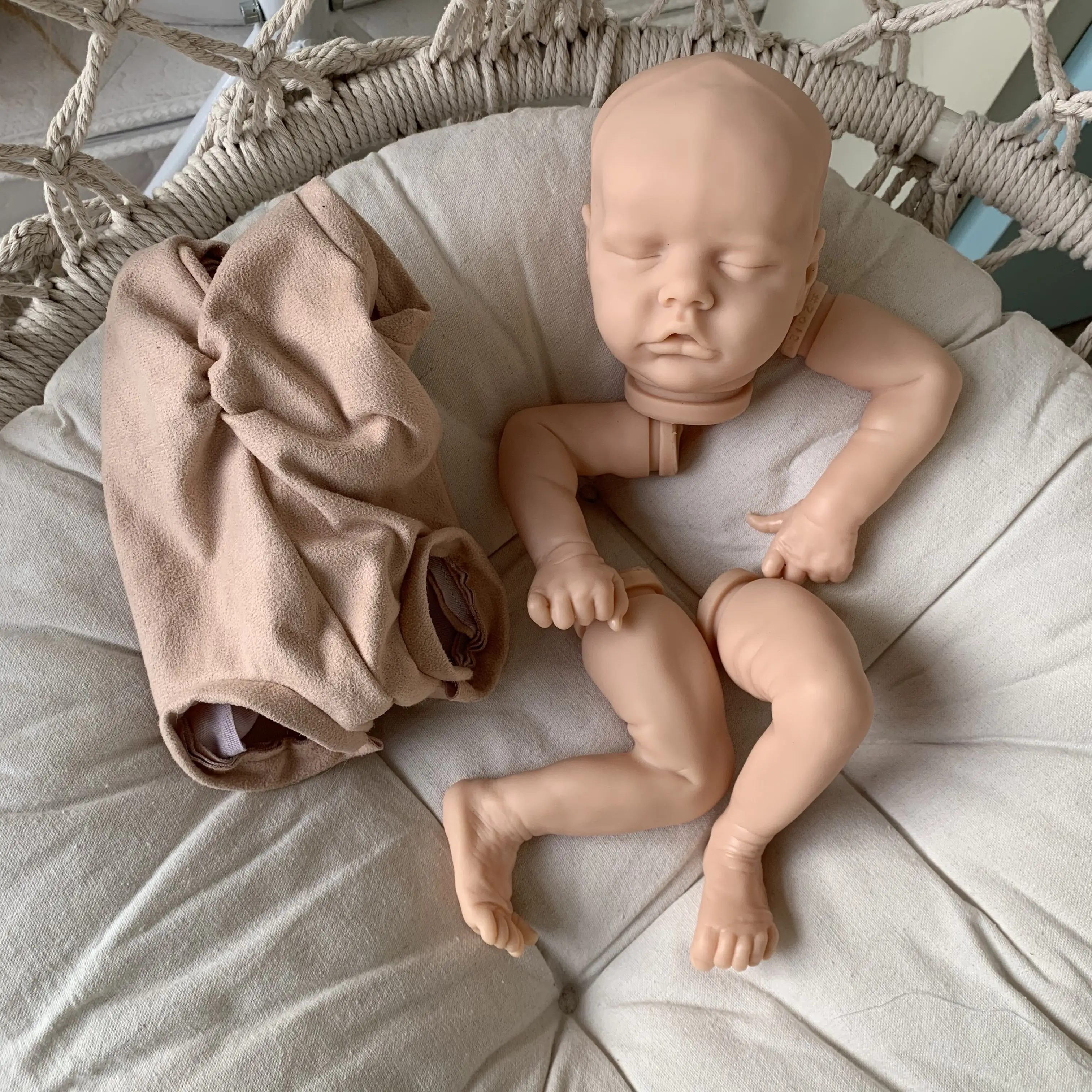 17inch reborn doll kit premie baby size TWIN B lifelike real soft touch fresh color unfinished doll parts