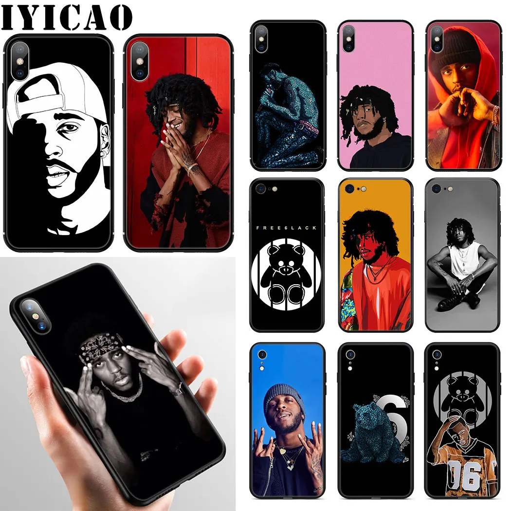 

Rapper 6lack Soft Silicone Phone Case for iPhone 11 Pro Max XR X XS Max 6 6S 7 8 Plus 5 5S SE Case
