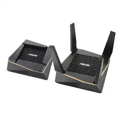 ASUS RT-AX92U AX6100 трехдиапазонный Wi-Fi 6 (802.11ax) маршрутизатор Настройка ВПН, Адаптивная QoS и DFS полоса, OFDMA и MU-MIMO 2PK