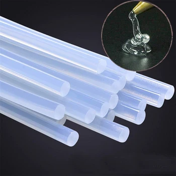 

10pcs/lot Hot Melt Glue Sticks Multi Repair Tools Kit High Viscosity 7mm DIY Transluce Color Glue Stick For Hot Glue Gun 7*100mm
