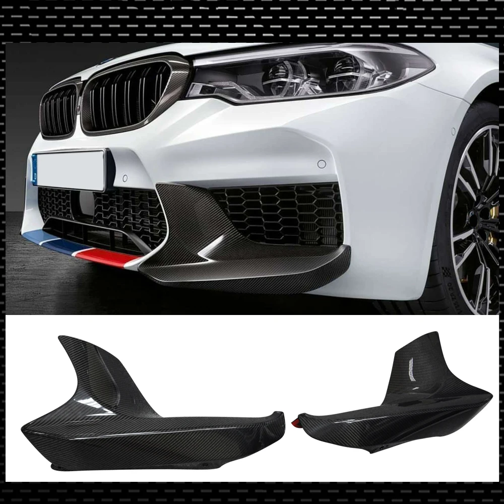 P Style Carbon Fiber Front Spiltter For BMW 5 Series F90 M5 Spoiler