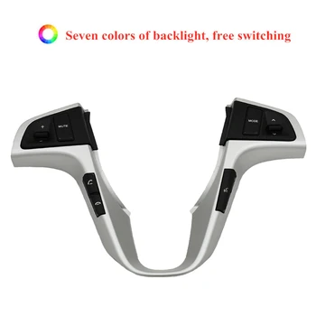 

7 colors Steering Wheel Audio Switch Control Buttons For H yundai VERNA SOLARIS button switch volume phone back light controller