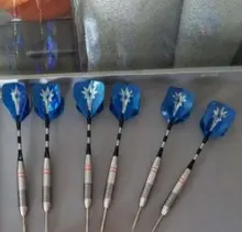 Juego de dardos de punta de acero con puntas adicionales, 12 Uds., 120 dardos con puntas adicionales