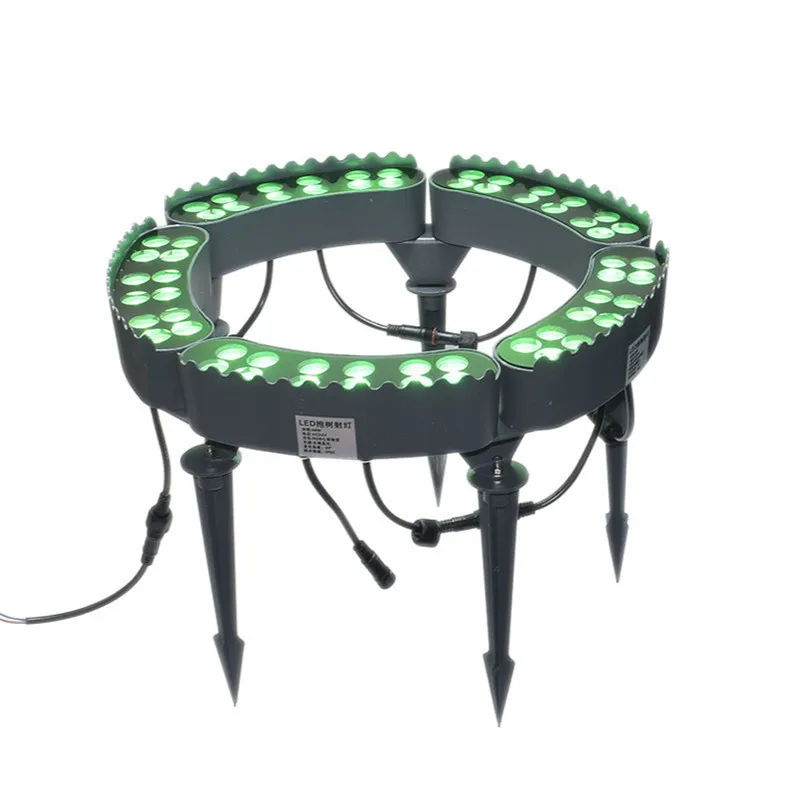 Garden Decoration Christmas Lights Outdoor Tree Lamps Low Voltage Landscape Lighting Home Decor Led Tree Light RGB 48W