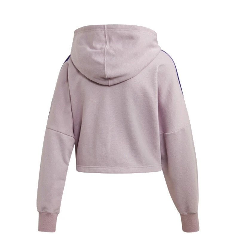 Новое поступление, укороченный Женский пуловер с капюшоном, худи, спортивная одежда