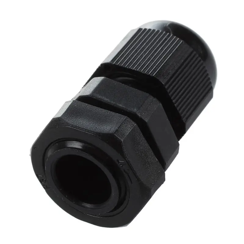 8 шт. PG7 черный пластиковый водонепроницаемый кабельный сальник разъем 3-6,5 мм