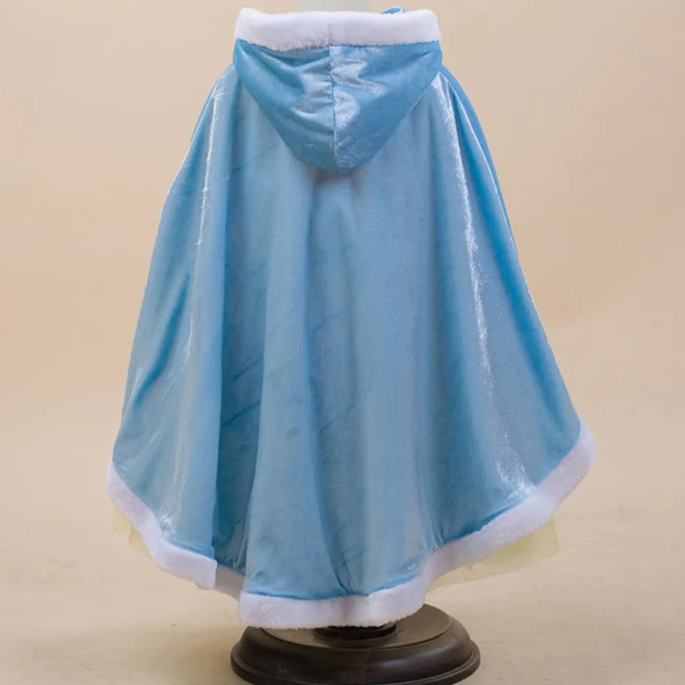 Mantello Da Principessa Con Stelle Per Bambine – Morbido In Velluto E Tulle Per Carnevale - 4