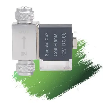 

CO2 Solenoid Valve DC 12V Aquarium CO2 Regulator System Low Temperature Solenoid Valve for Fish Tank