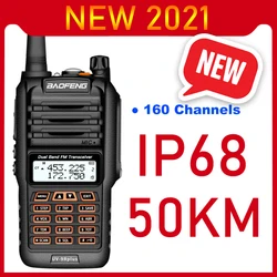 BaoFeng – talkie walkie UV 9R Plus, étanche IP68, haute puissance, CB Ham, longue portée de 30 à 50KM, Radio bidirectionnelle Portable 