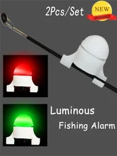 Accessoires de pêche de nuit en plein air, Mini alarme électronique lumineuse Portable, lumière LED, morsure, dispositif de signalisation