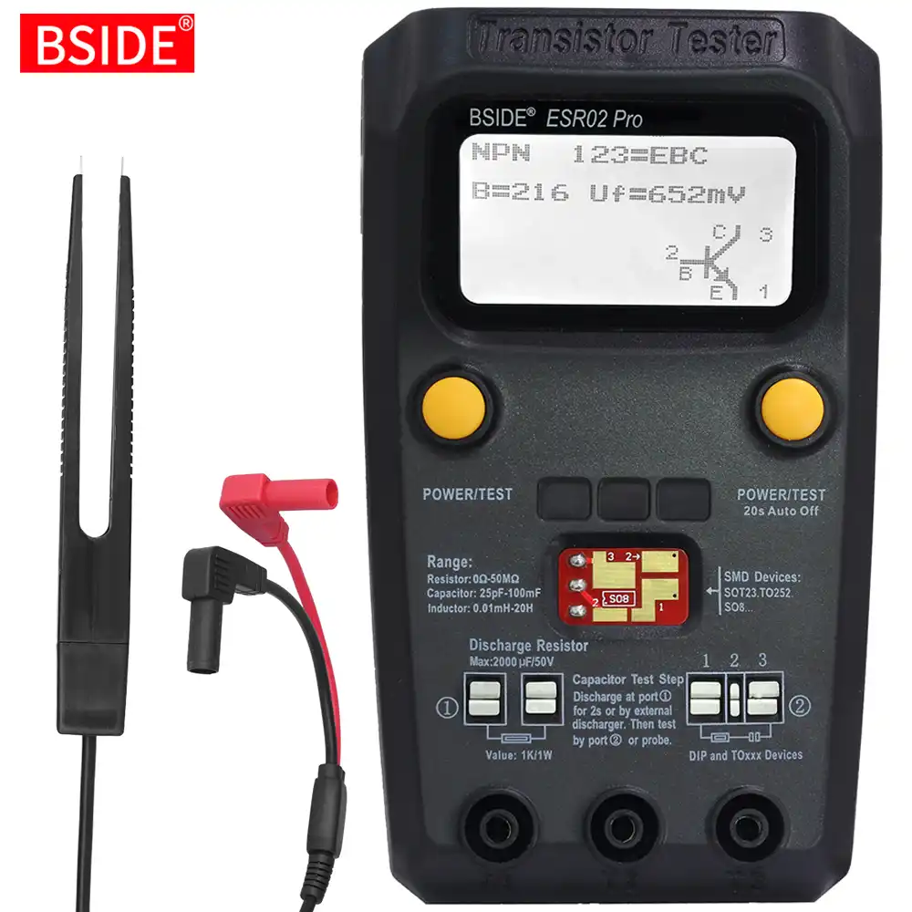 LCR T7 Transistor Tester Multi functional Didoe Triode Capacitance