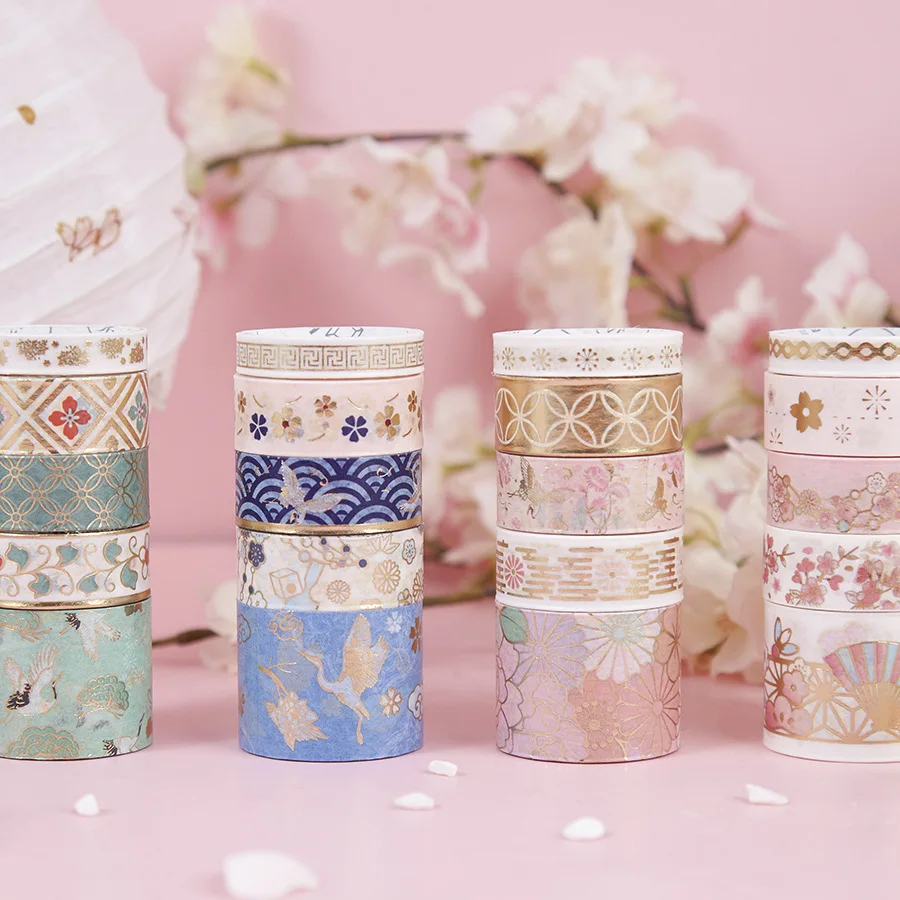 20 шт./кор. золочение запрещено город ветер вишня Вселенной лента Washi для