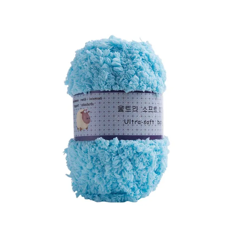 4 Section-Dyeing Knitting Middle-Thick Milk Cotton Soft Baby Yarn For Hand DIY Knitting 50g/ball Crochet Baby Woolen Thread - Цвет: 31