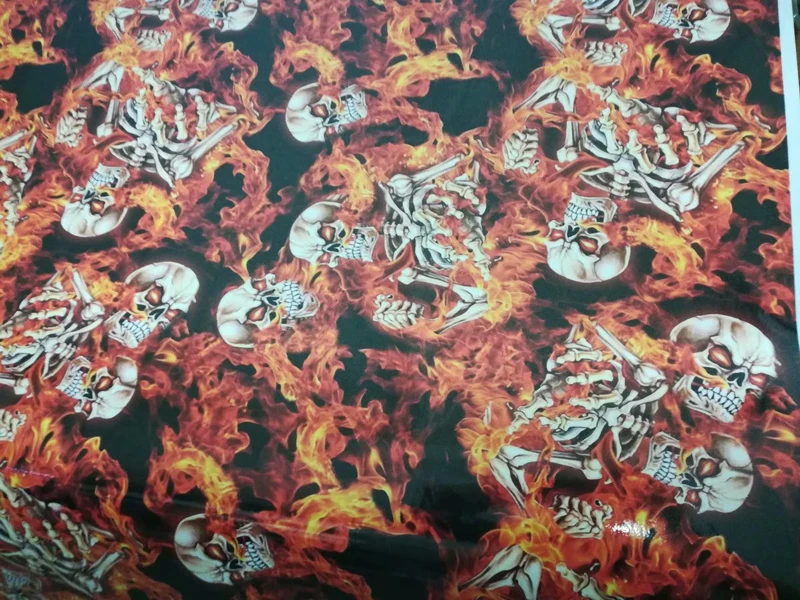 Skull Car Sticker Wrap Film-2