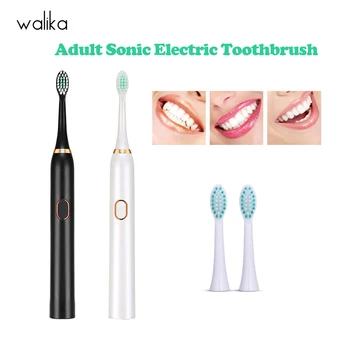

Sonic Electric Toothbrush Bath Use Waterproof IPX7 USB Rechargeable Upgraded Adult Ultrasonic Automatic Whitening Toothbrush